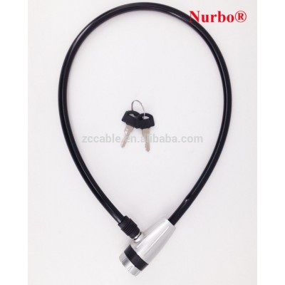 Nurbo SL-629 steel wire lock bike lock hard steel lock cable PVC tube lock