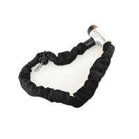 Wholesales Steel bike chain lock with dust cover anti theft bicycle chain lock with keys bicycle bike chain lock