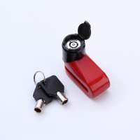 Bike Alarm Lock anti theft  waterproof motorcycle disc  lock with keys